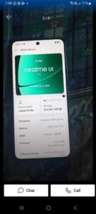 Realme P4. 6/128 one year old